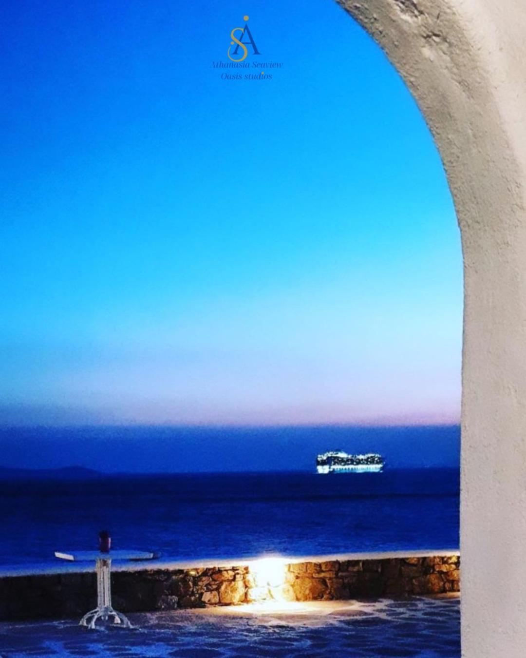 Mykonos Athanasia Seaview Oasis Studios By The Port Houlakia  Exterior foto