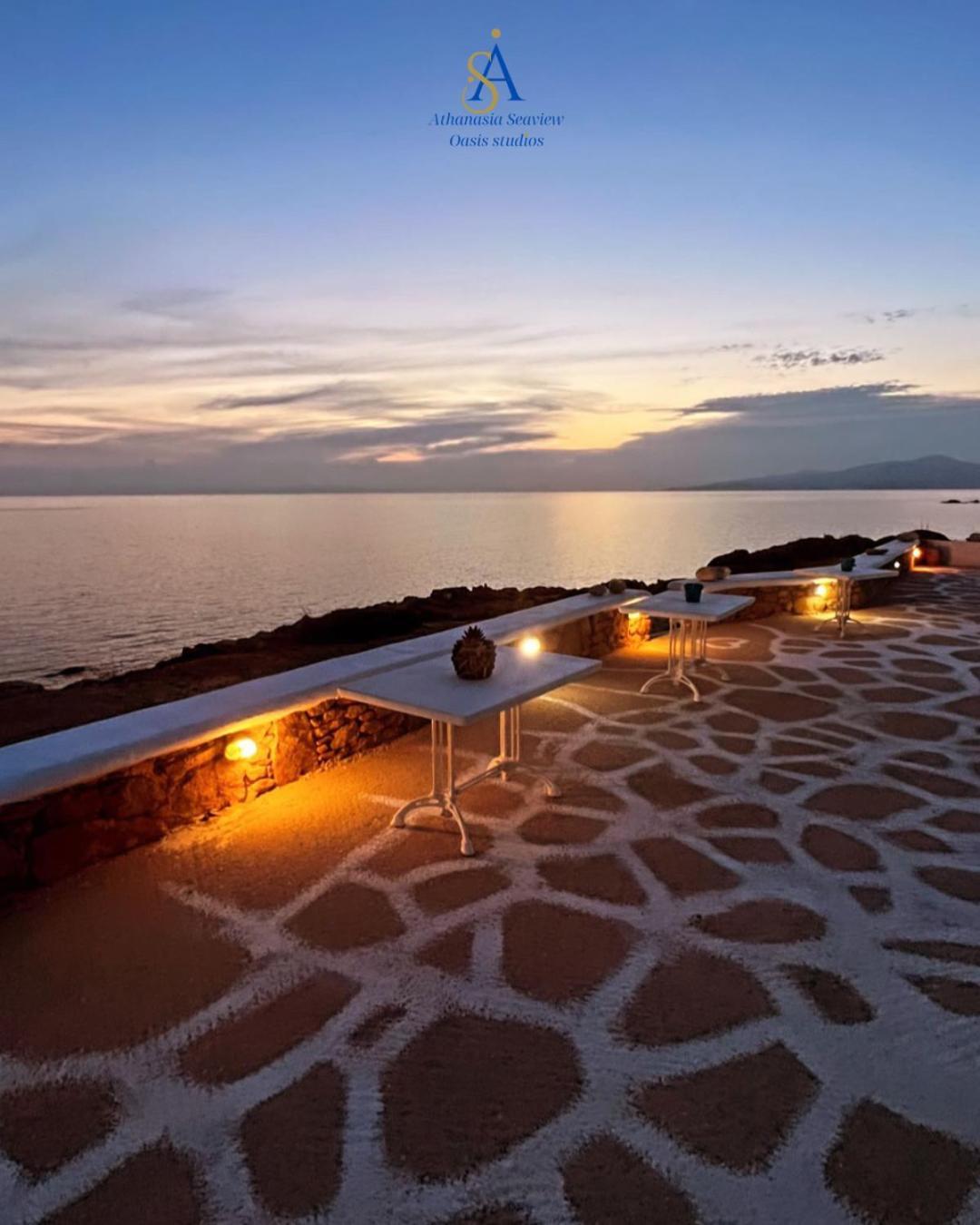 Mykonos Athanasia Seaview Oasis Studios By The Port Houlakia  Exterior foto