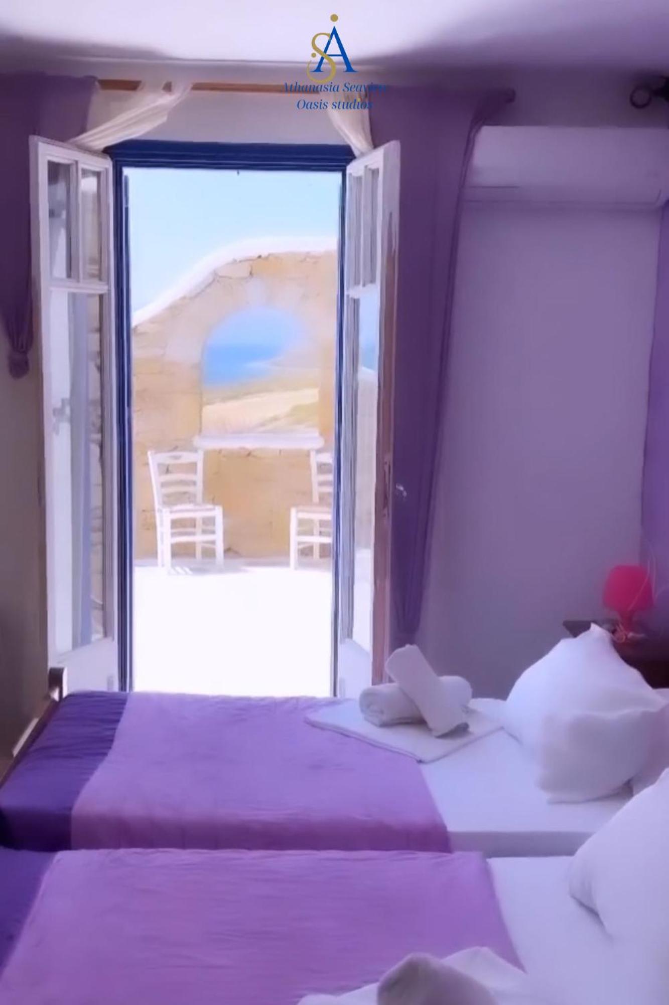 Mykonos Athanasia Seaview Oasis Studios By The Port Houlakia  Exterior foto